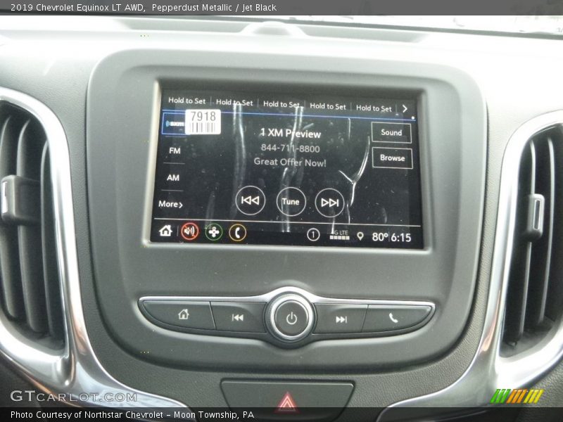 Pepperdust Metallic / Jet Black 2019 Chevrolet Equinox LT AWD