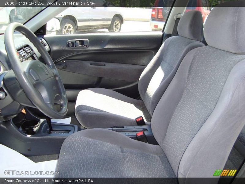 Vogue Silver Metallic / Gray 2000 Honda Civic DX