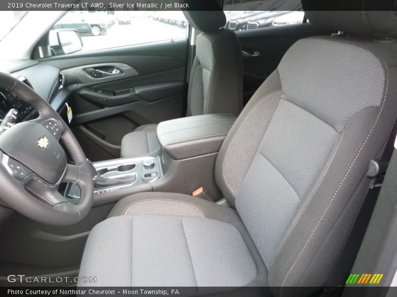 Silver Ice Metallic / Jet Black 2019 Chevrolet Traverse LT AWD