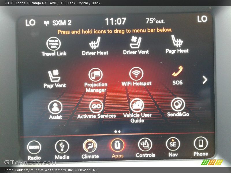 DB Black Crystal / Black 2018 Dodge Durango R/T AWD