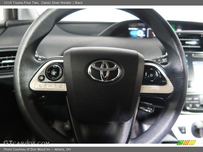 Classic Silver Metallic / Black 2016 Toyota Prius Two