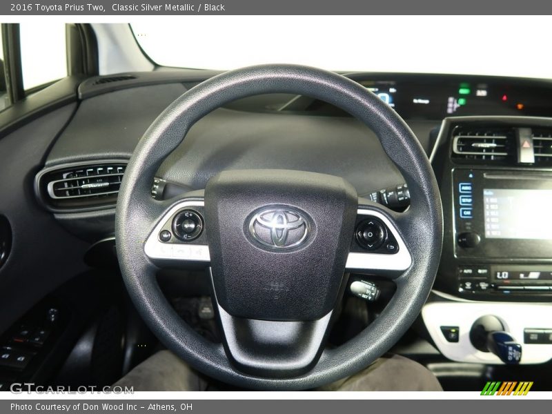 Classic Silver Metallic / Black 2016 Toyota Prius Two