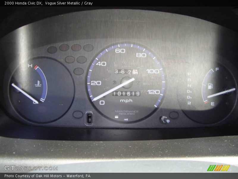 Vogue Silver Metallic / Gray 2000 Honda Civic DX