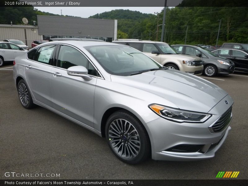 Ingot Silver / Ebony 2018 Ford Fusion SE