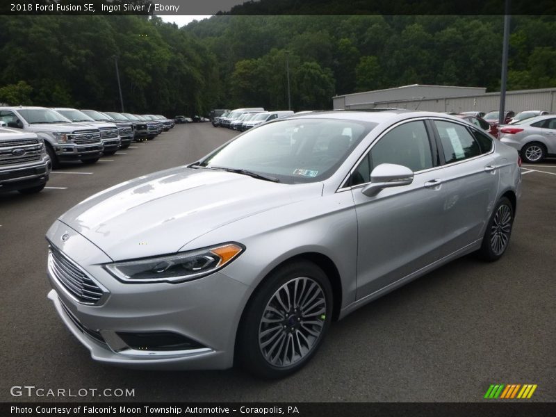 Ingot Silver / Ebony 2018 Ford Fusion SE