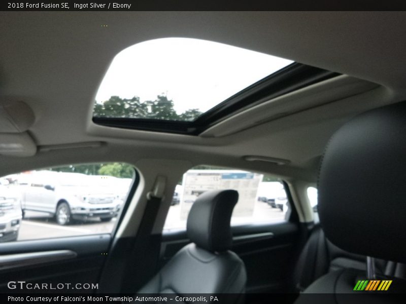 Ingot Silver / Ebony 2018 Ford Fusion SE