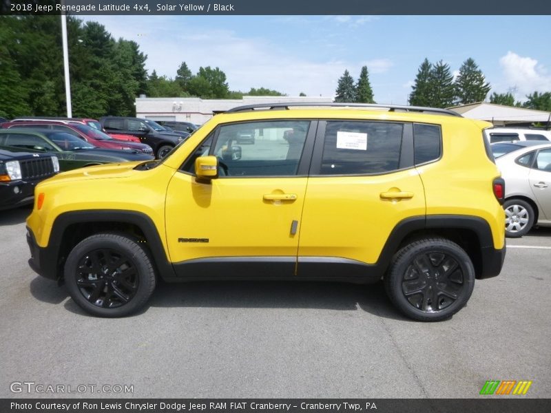 Solar Yellow / Black 2018 Jeep Renegade Latitude 4x4