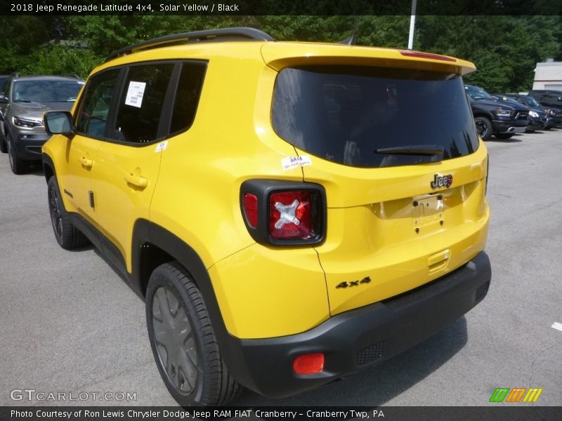 Solar Yellow / Black 2018 Jeep Renegade Latitude 4x4