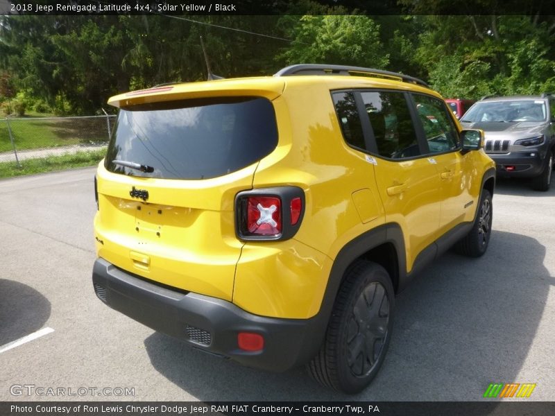 Solar Yellow / Black 2018 Jeep Renegade Latitude 4x4