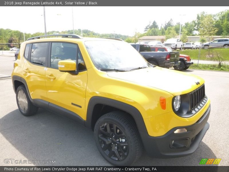 Solar Yellow / Black 2018 Jeep Renegade Latitude 4x4