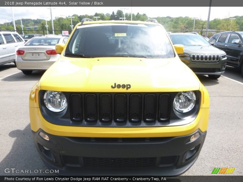 Solar Yellow / Black 2018 Jeep Renegade Latitude 4x4