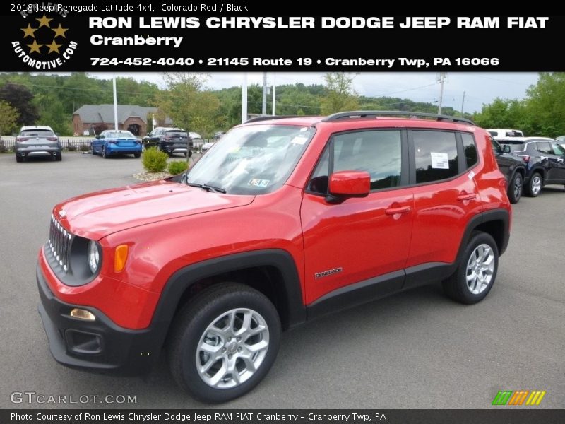 Colorado Red / Black 2018 Jeep Renegade Latitude 4x4