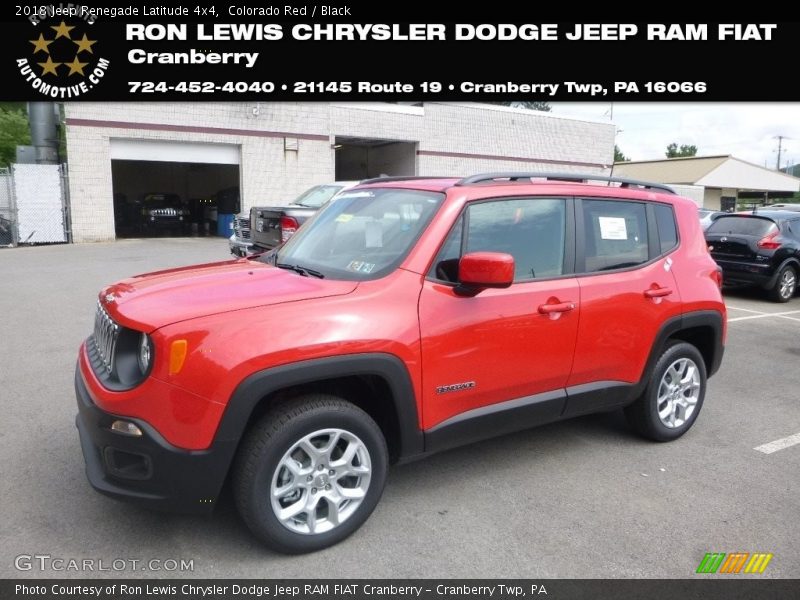Colorado Red / Black 2018 Jeep Renegade Latitude 4x4