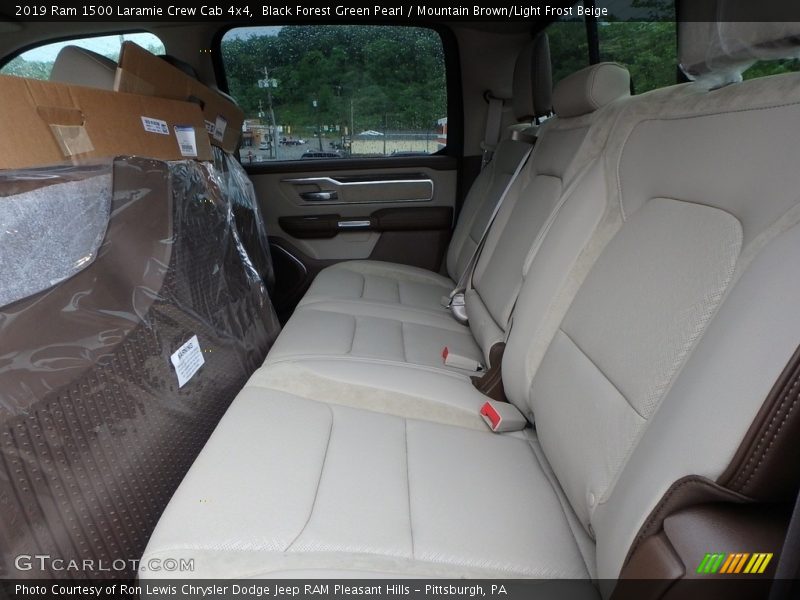 Black Forest Green Pearl / Mountain Brown/Light Frost Beige 2019 Ram 1500 Laramie Crew Cab 4x4