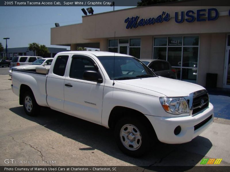 Super White / Graphite Gray 2005 Toyota Tacoma Access Cab