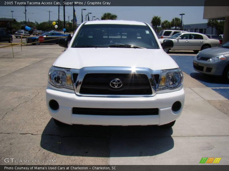 Super White / Graphite Gray 2005 Toyota Tacoma Access Cab