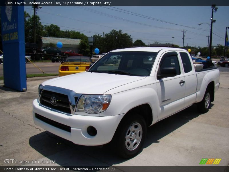 Super White / Graphite Gray 2005 Toyota Tacoma Access Cab