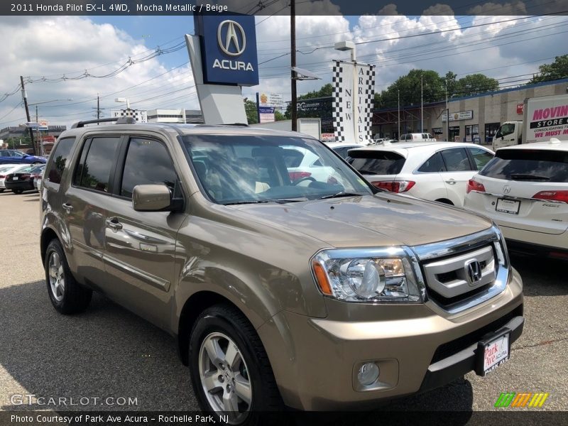 Mocha Metallic / Beige 2011 Honda Pilot EX-L 4WD