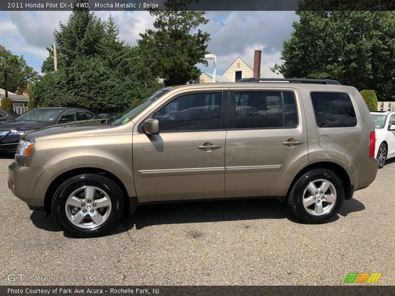 Mocha Metallic / Beige 2011 Honda Pilot EX-L 4WD