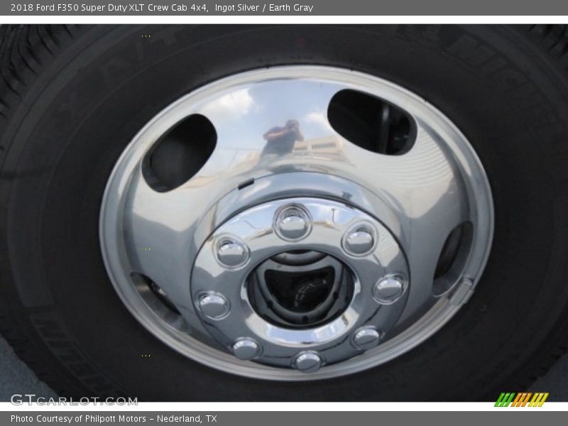 Ingot Silver / Earth Gray 2018 Ford F350 Super Duty XLT Crew Cab 4x4
