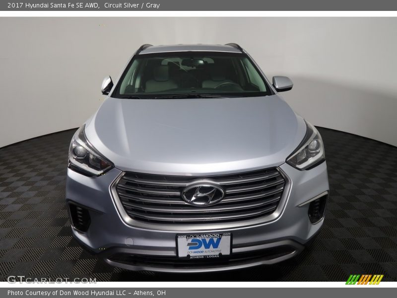 Circuit Silver / Gray 2017 Hyundai Santa Fe SE AWD