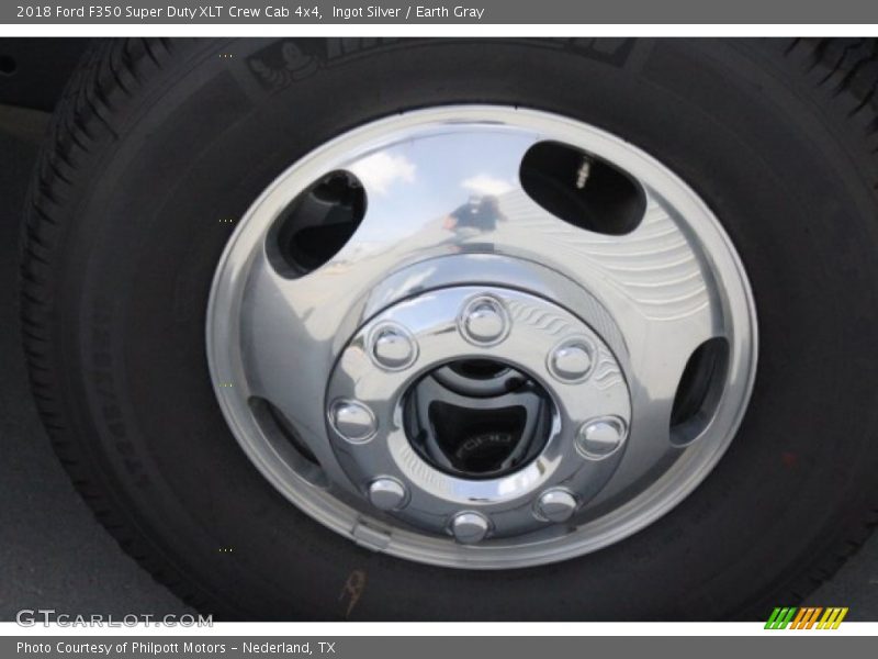 Ingot Silver / Earth Gray 2018 Ford F350 Super Duty XLT Crew Cab 4x4