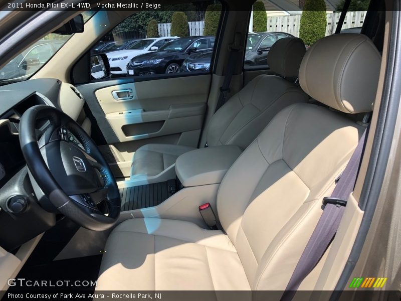 Mocha Metallic / Beige 2011 Honda Pilot EX-L 4WD