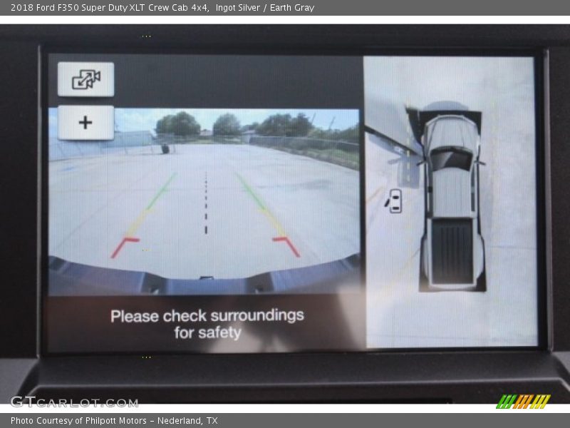 Ingot Silver / Earth Gray 2018 Ford F350 Super Duty XLT Crew Cab 4x4