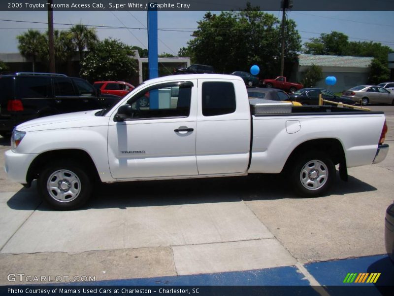 Super White / Graphite Gray 2005 Toyota Tacoma Access Cab