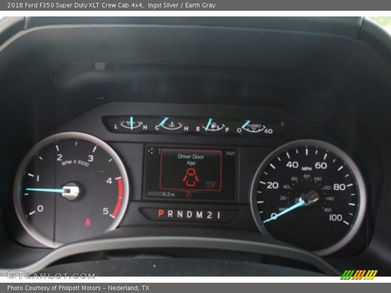 Ingot Silver / Earth Gray 2018 Ford F350 Super Duty XLT Crew Cab 4x4