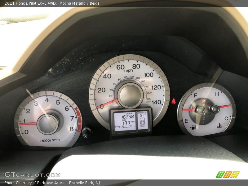 Mocha Metallic / Beige 2011 Honda Pilot EX-L 4WD