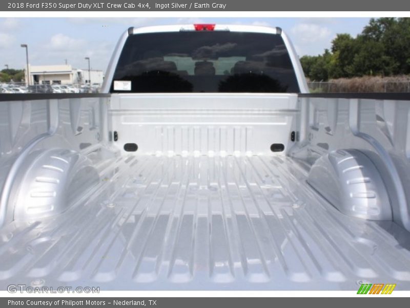 Ingot Silver / Earth Gray 2018 Ford F350 Super Duty XLT Crew Cab 4x4