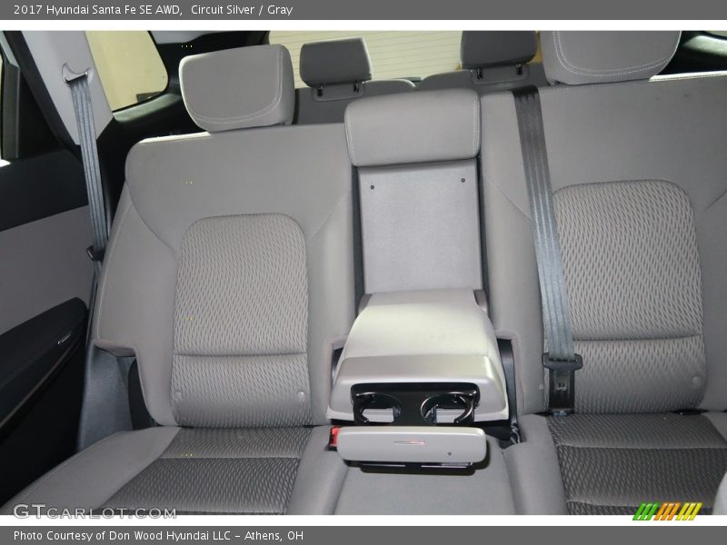 Circuit Silver / Gray 2017 Hyundai Santa Fe SE AWD