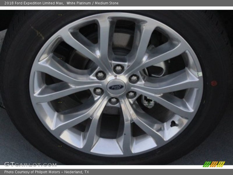 White Platinum / Medium Stone 2018 Ford Expedition Limited Max