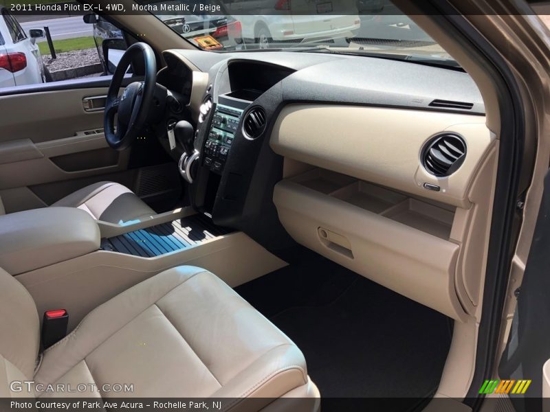 Mocha Metallic / Beige 2011 Honda Pilot EX-L 4WD