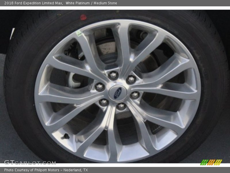 White Platinum / Medium Stone 2018 Ford Expedition Limited Max