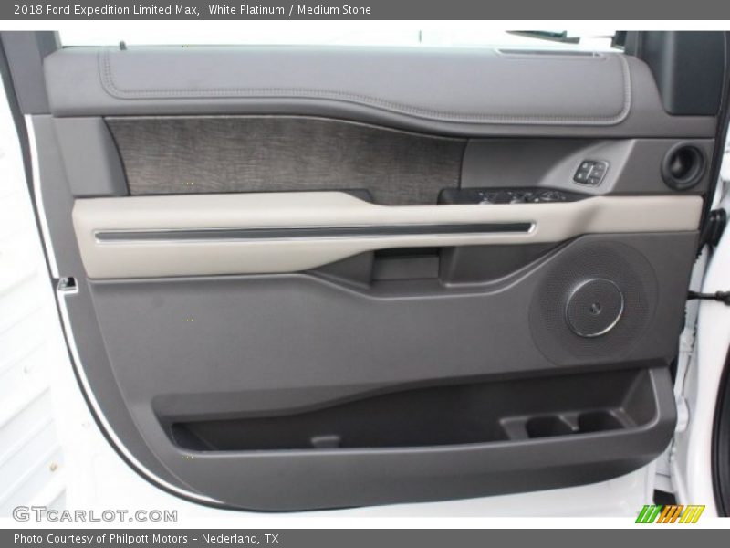 White Platinum / Medium Stone 2018 Ford Expedition Limited Max