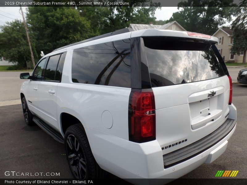 Summit White / Cocoa/Dune 2019 Chevrolet Suburban Premier 4WD