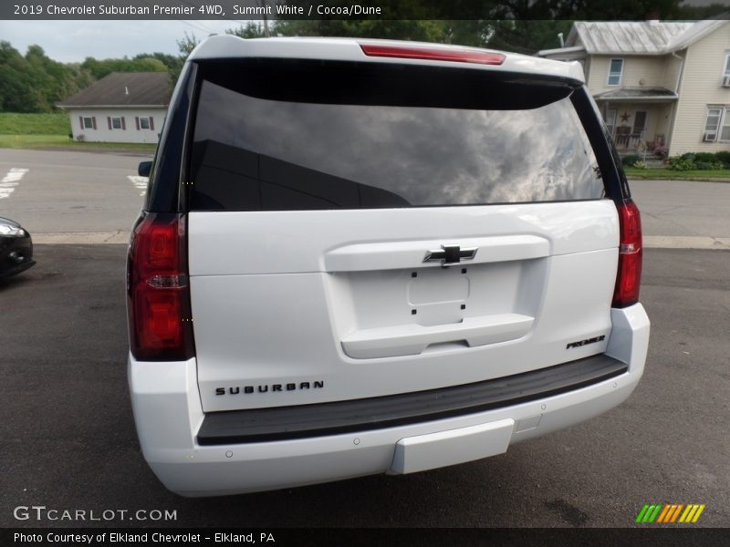 Summit White / Cocoa/Dune 2019 Chevrolet Suburban Premier 4WD