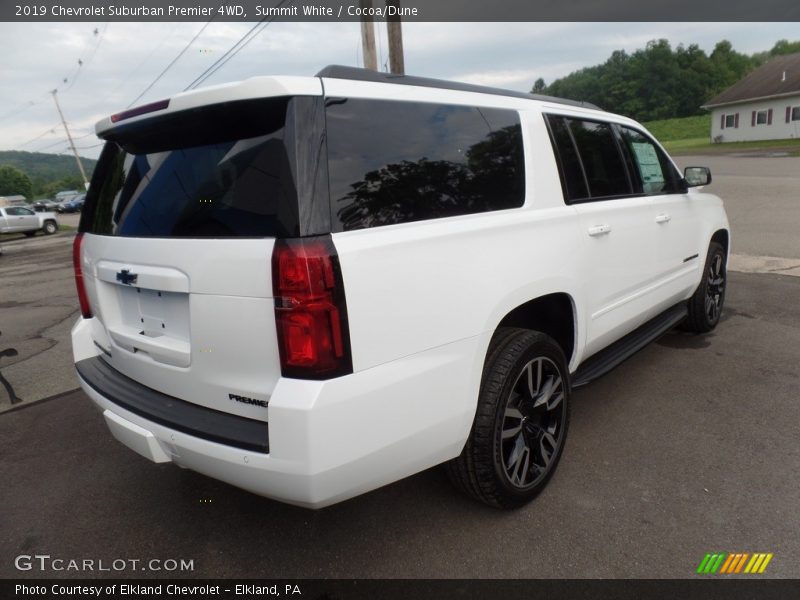 Summit White / Cocoa/Dune 2019 Chevrolet Suburban Premier 4WD