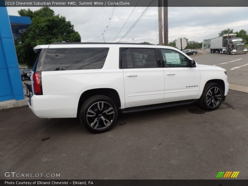 Summit White / Cocoa/Dune 2019 Chevrolet Suburban Premier 4WD