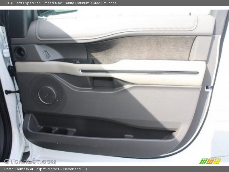 White Platinum / Medium Stone 2018 Ford Expedition Limited Max