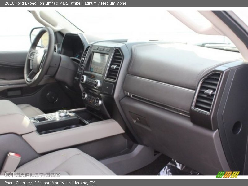White Platinum / Medium Stone 2018 Ford Expedition Limited Max