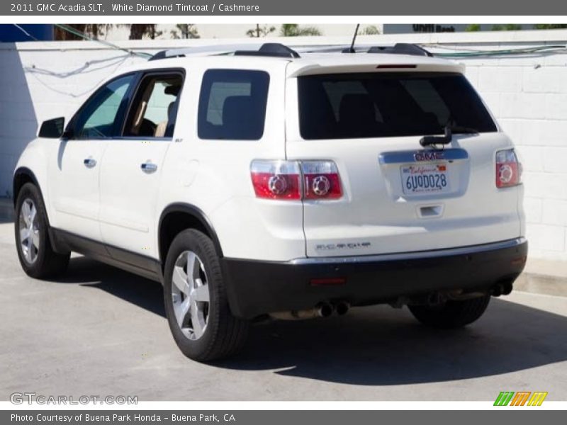 White Diamond Tintcoat / Cashmere 2011 GMC Acadia SLT