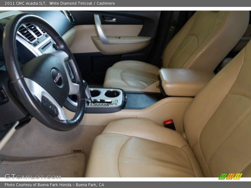 White Diamond Tintcoat / Cashmere 2011 GMC Acadia SLT