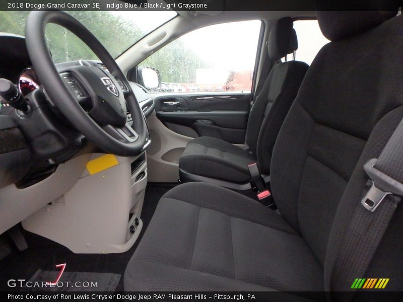 Indigo Blue / Black/Light Graystone 2018 Dodge Grand Caravan SE