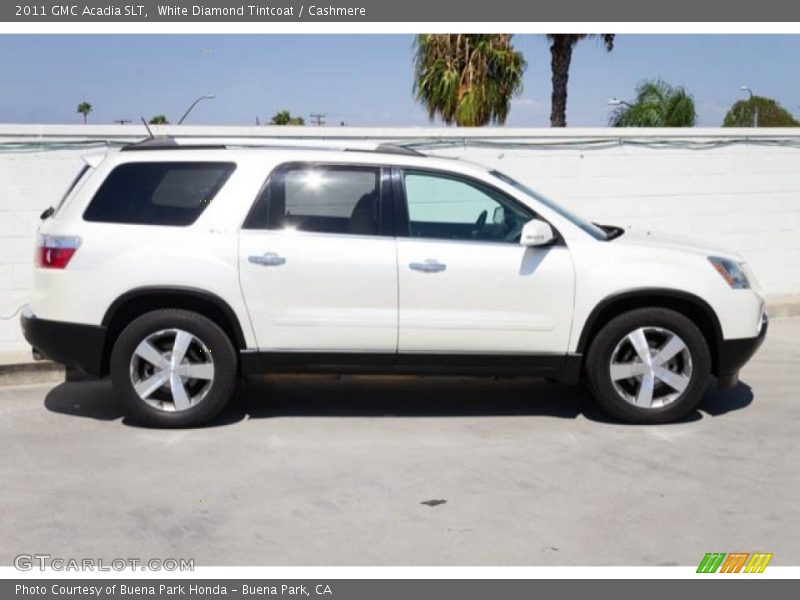 White Diamond Tintcoat / Cashmere 2011 GMC Acadia SLT