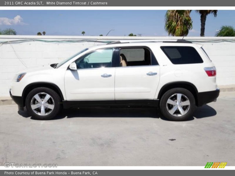White Diamond Tintcoat / Cashmere 2011 GMC Acadia SLT