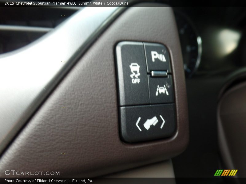 Controls of 2019 Suburban Premier 4WD