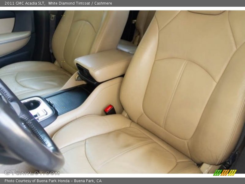 White Diamond Tintcoat / Cashmere 2011 GMC Acadia SLT
